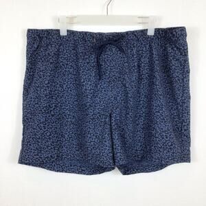 THE RAIL Men's Swim Trunks Blue Leopard size XL
